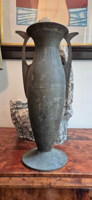 Stary wazon amfora mosiądz XIX/XXw antyk design unikat secesja