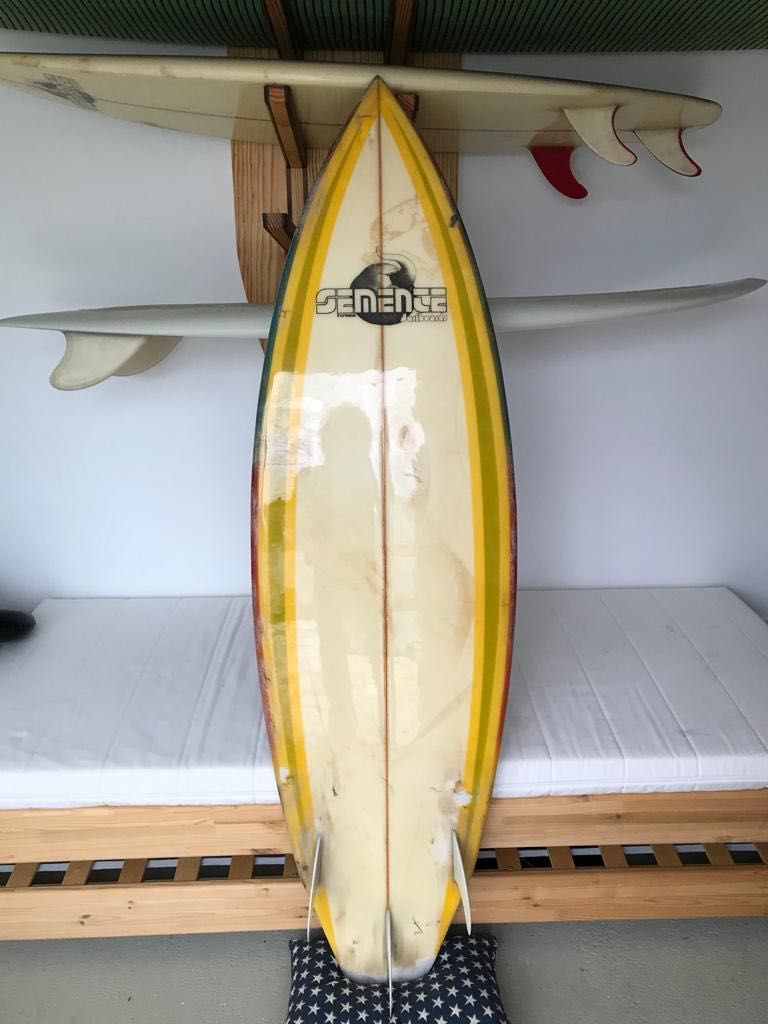 DUAS (2) ! Pranchas de Surf Vintage, da marca Semente 1982/84