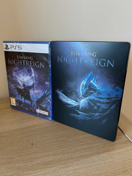 Elden Ring Nightreign-Jogo PS5 e Steelbook-Novo