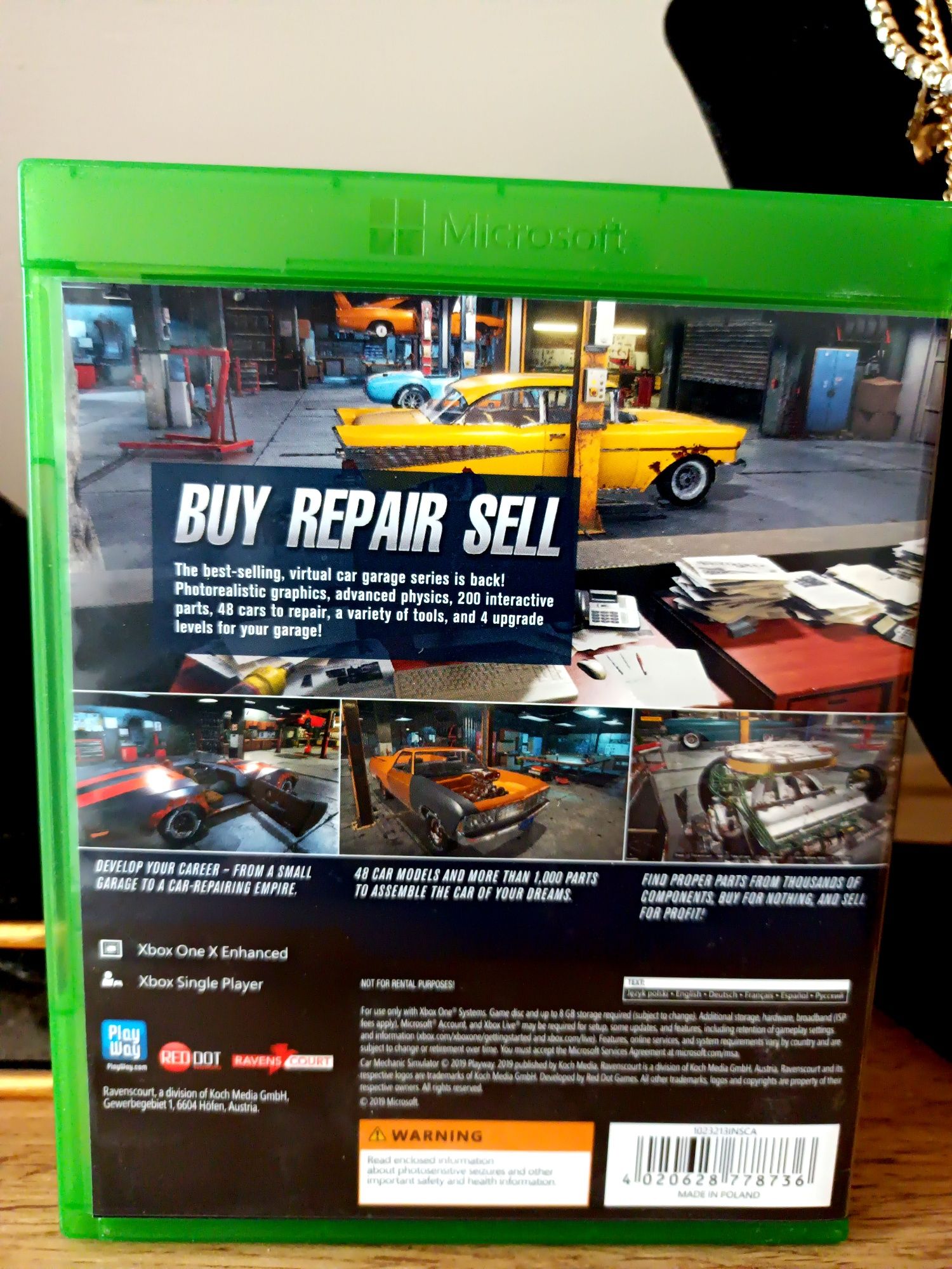 Gra Car Mechanic Simulator na konsolę Xbox One