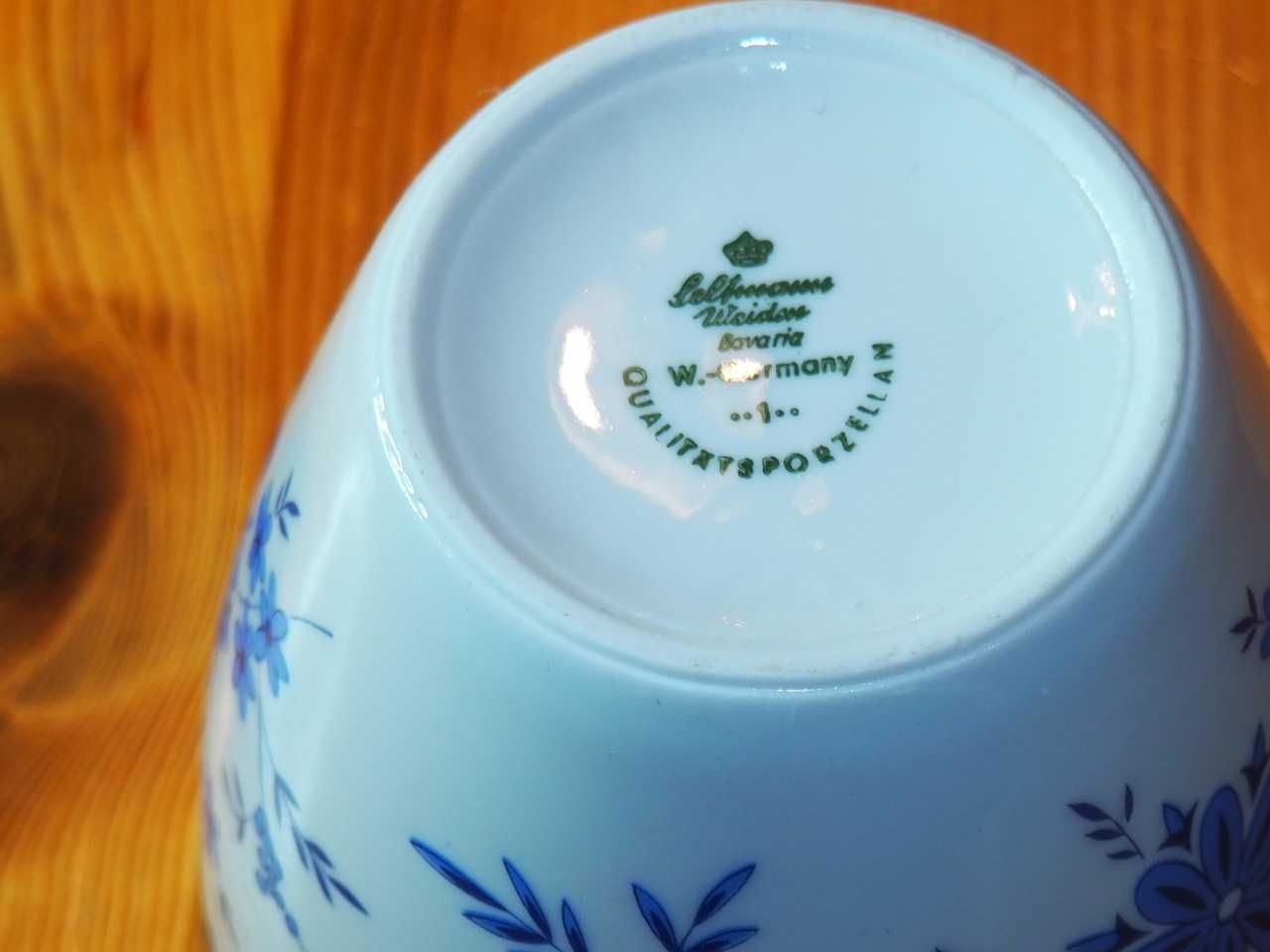 Porcelana Seltmann Bavaria. Cukierniczka i talerzyk