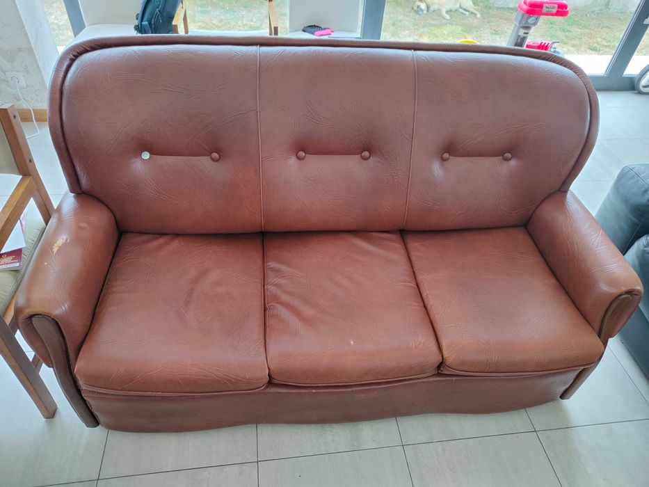 Sofa Vintage Castanho