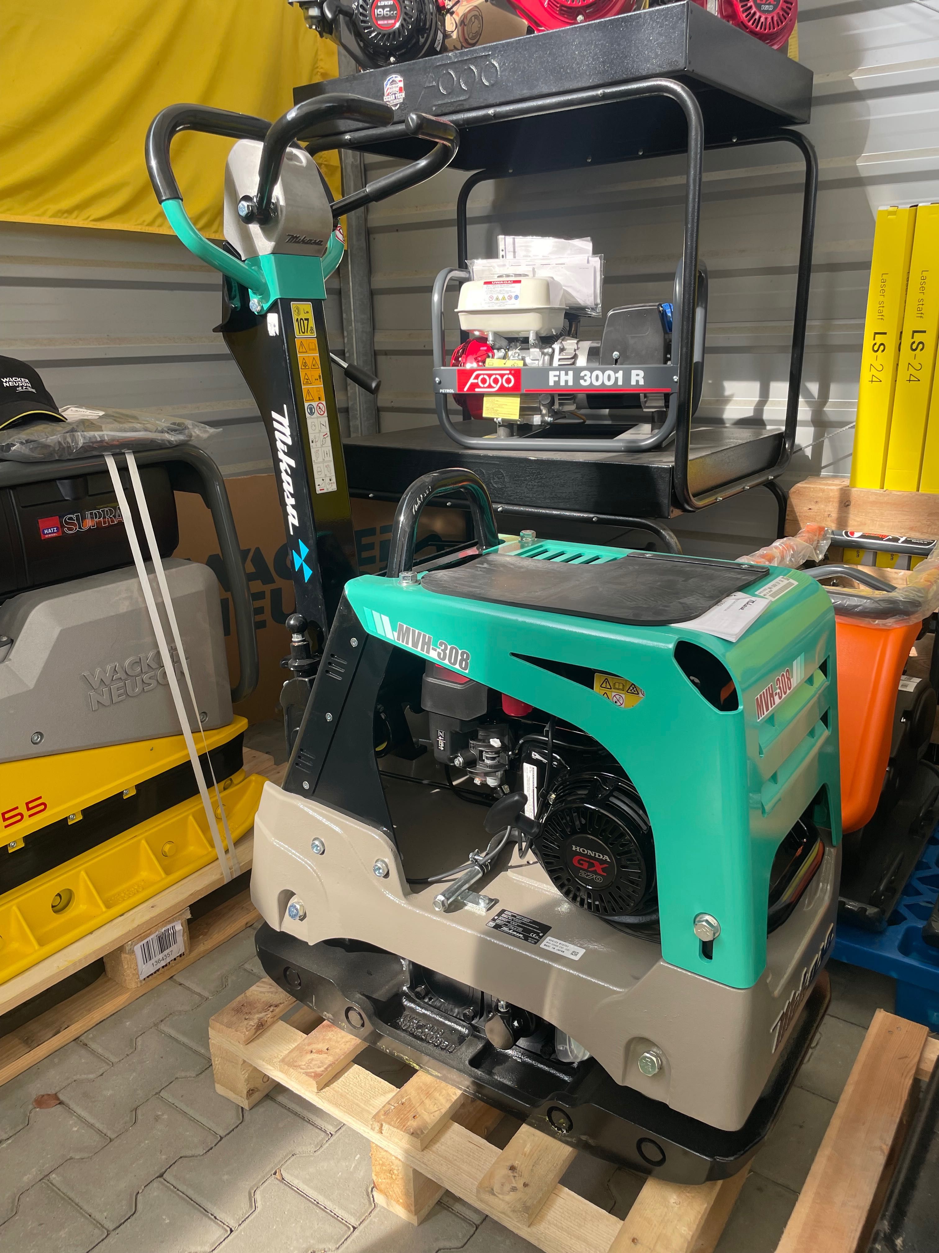 Zagęszczarka MIKASA MVH 308 GH Honda GX270 45kN Nowa Faktura