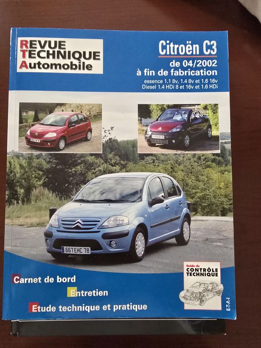 Livros haynes, Rta, Gt. Peugeot 106 e Citroën c3