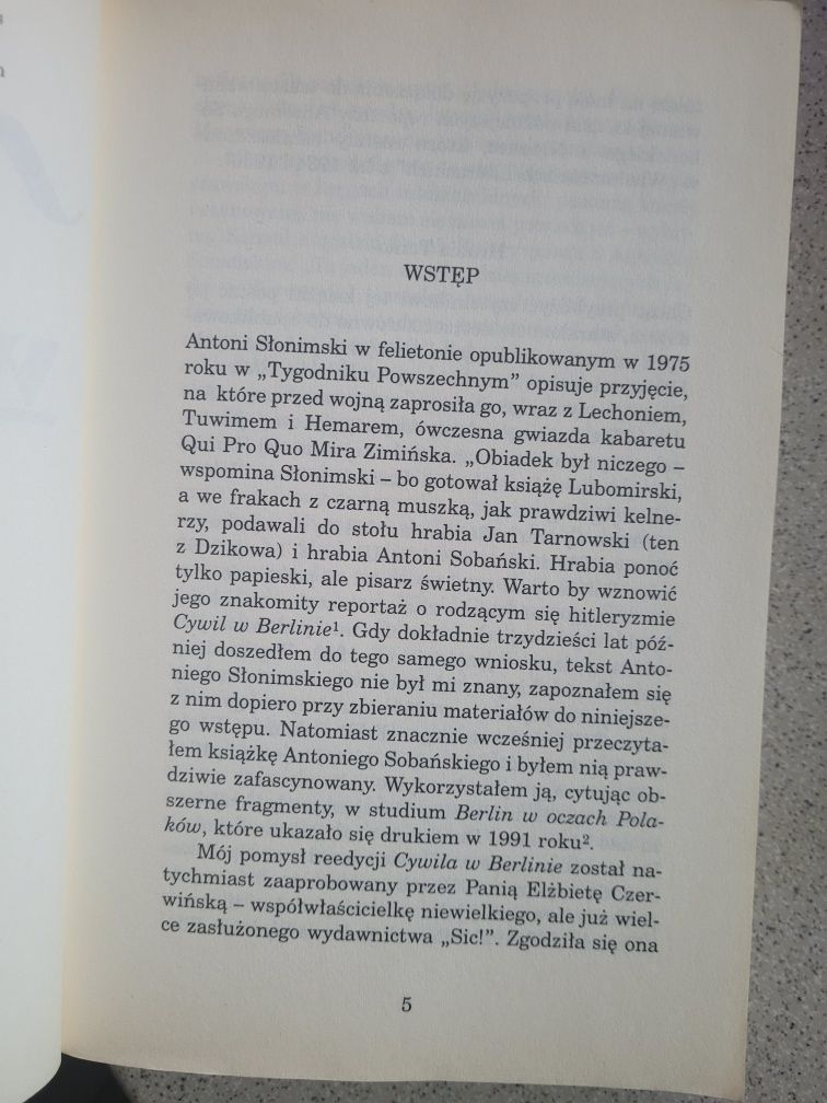 Antoni Sobański Cywil w Berlinie 2006 Sic!