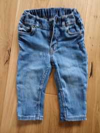 Jeansy slim hm r. 68