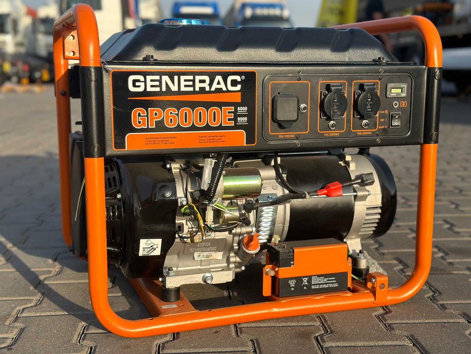 Бензиновий генератор GENERAC GP6000E (6.0-7.2 кВт)