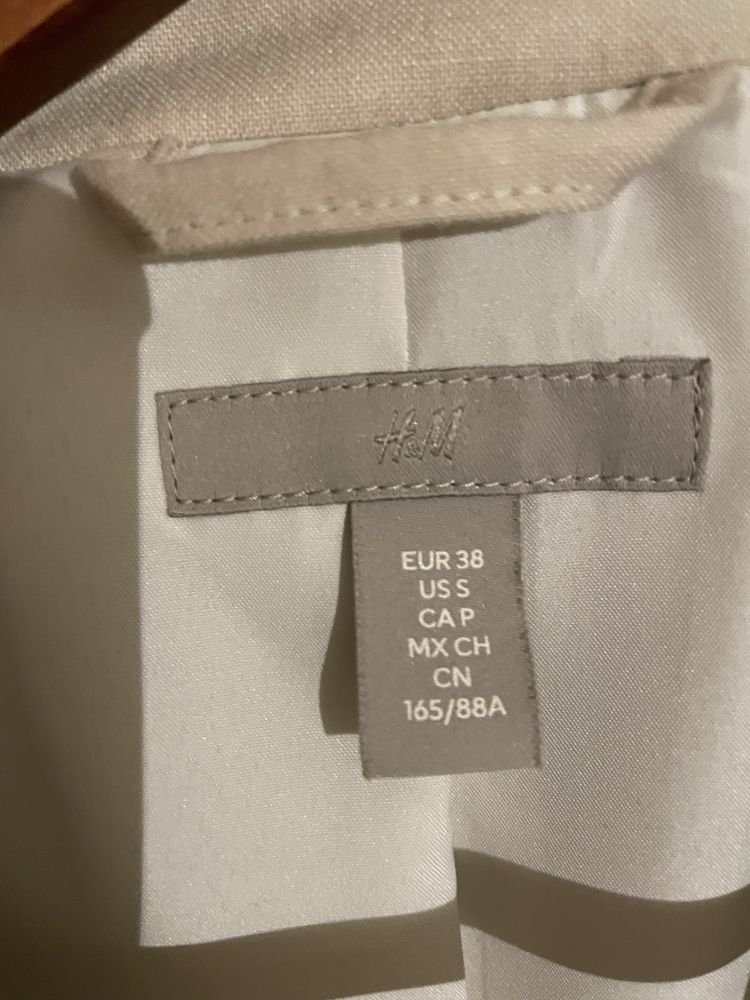 Marynarka H&M 38 M ecru