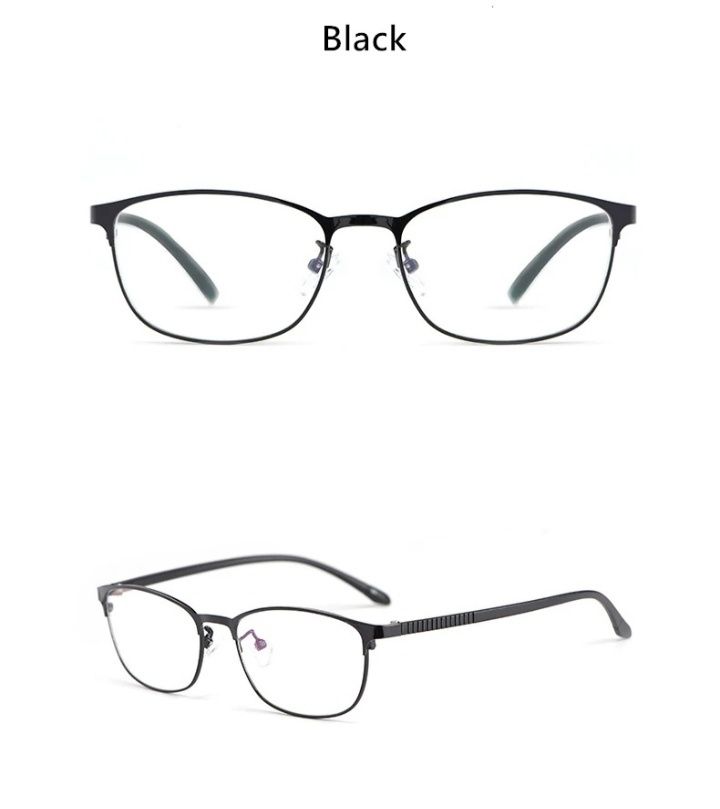 Metalowe aluminiowe oprawki do okularów nowe bordowe