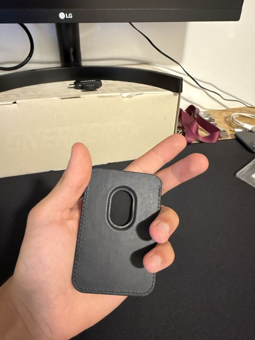 Carteira Magsafe Preta Nova