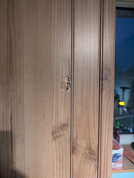 IKEA ASPELUND 3-drzwiowa z lustrem 130x190x55 cm