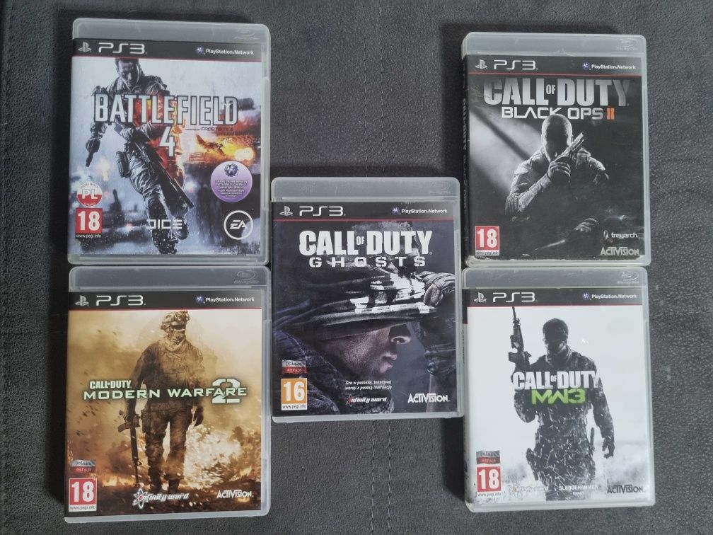 Call od duty 4 części i Battlefield 4 na PS3