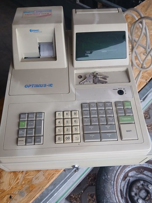 Kasa fiskalna optimus z lat 90