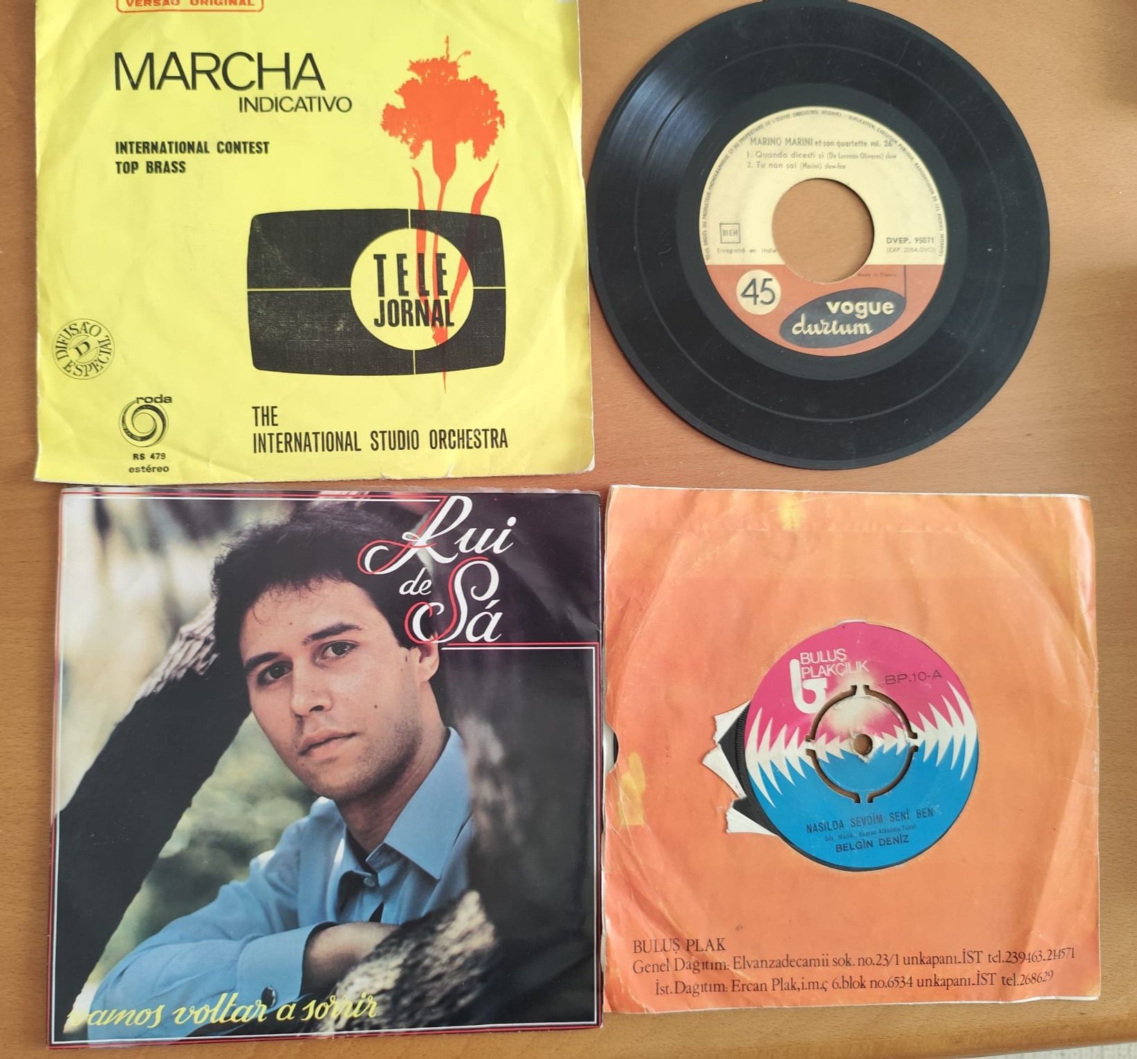 Discos de vinil antigos-música variada