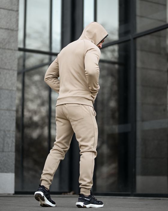 Зимній чоловічий спортивний костюм ILUSION беж