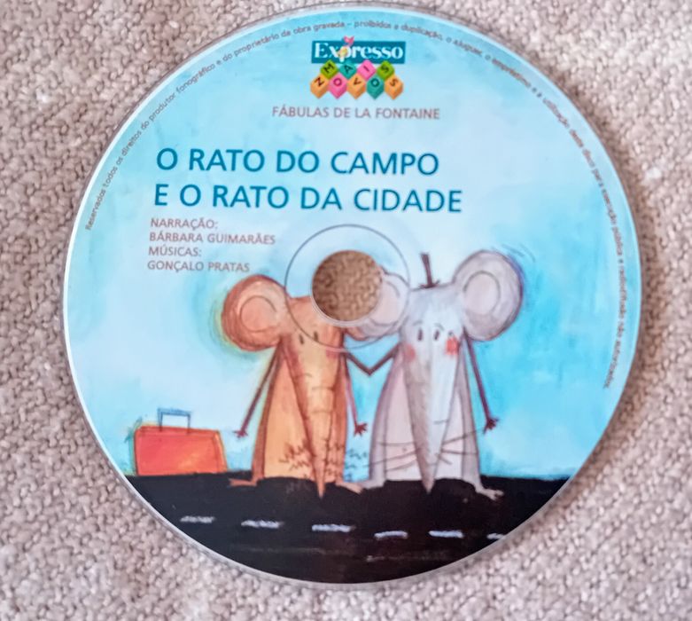 CDs com histórias e músicas para crianças