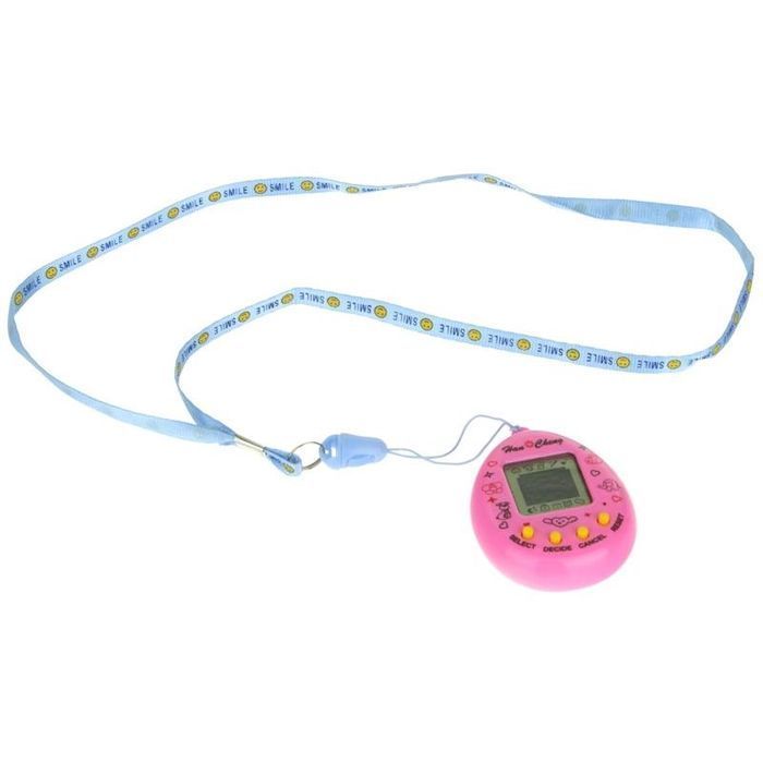 Tamagotchi Interaktywne Zwierzątko Smycz różowe