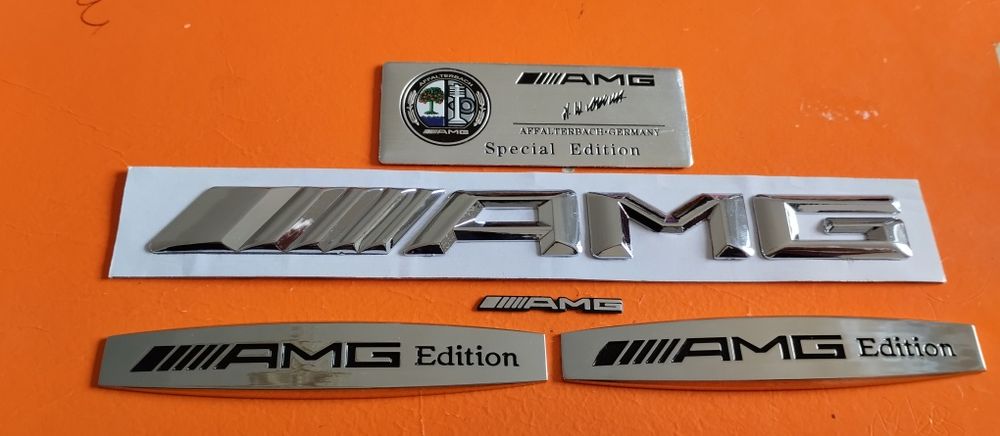 Kit 5 emblemas AMG
