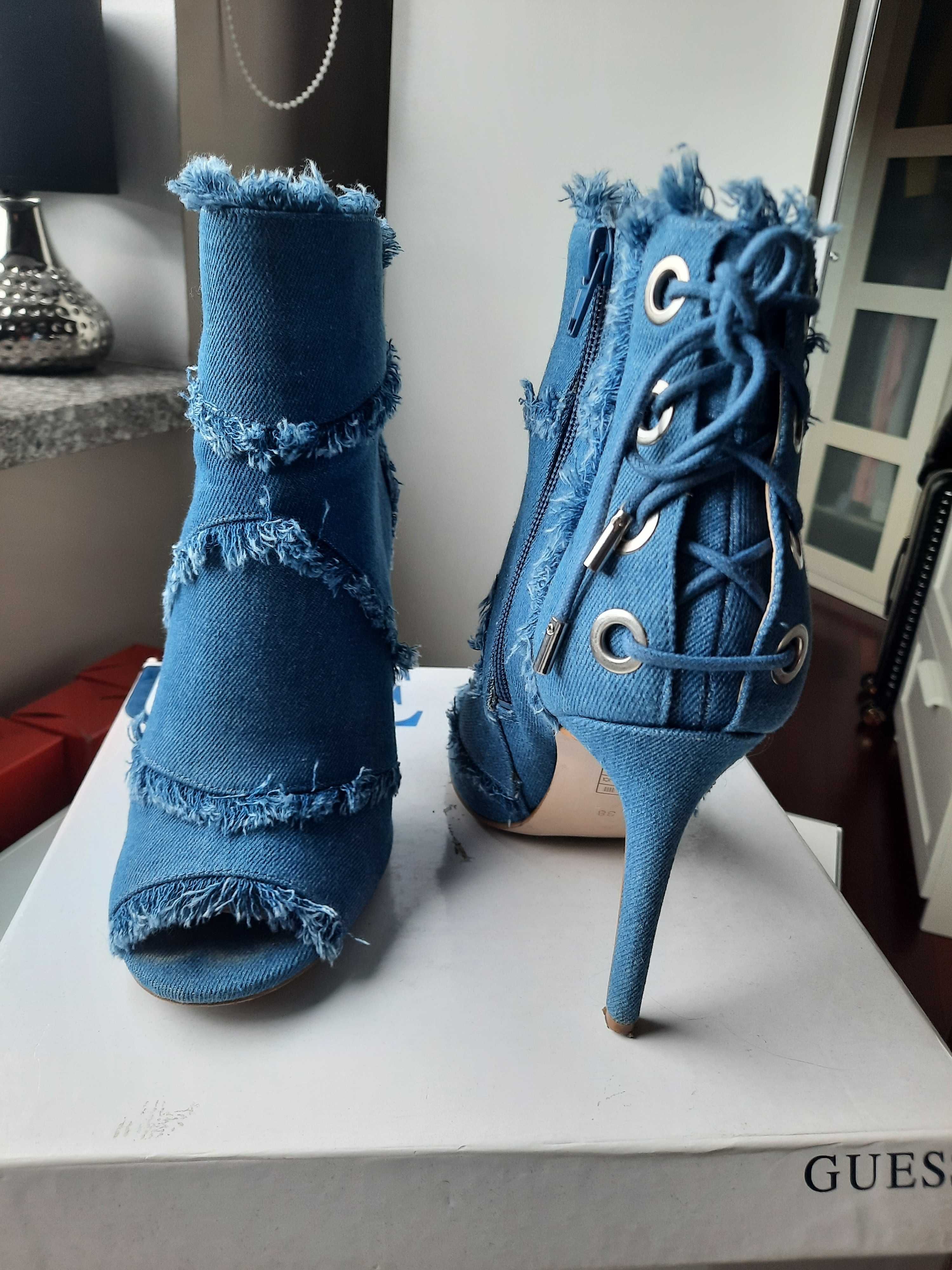 Botki jeans Guess
