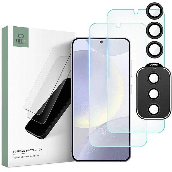 Szkło Hartowane Tech-protect Supreme Set Galaxy S24 Clear