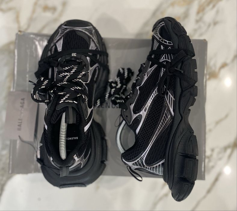 Balenciaga 3XL 38 NEW original women balance black on баленсиага off