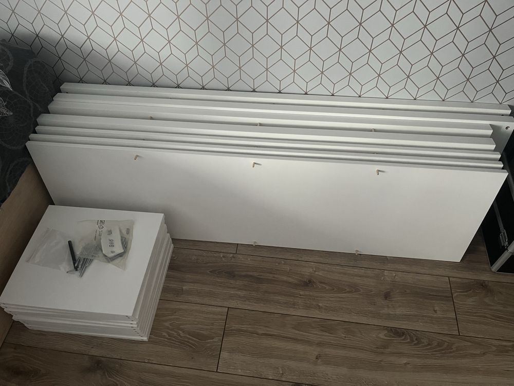 Regał Kallax Ikea 4x4 147x147 cm biały
