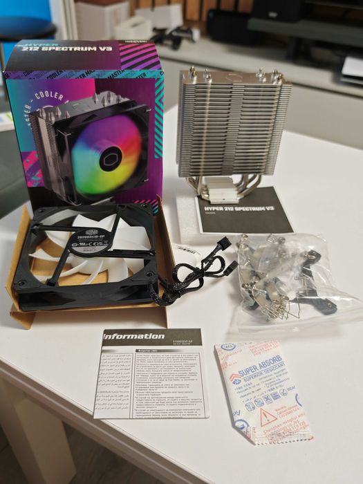 Кулер Cooler Master Hyper 212 Spectrum V3 CPU Cooler - 120mm Fan