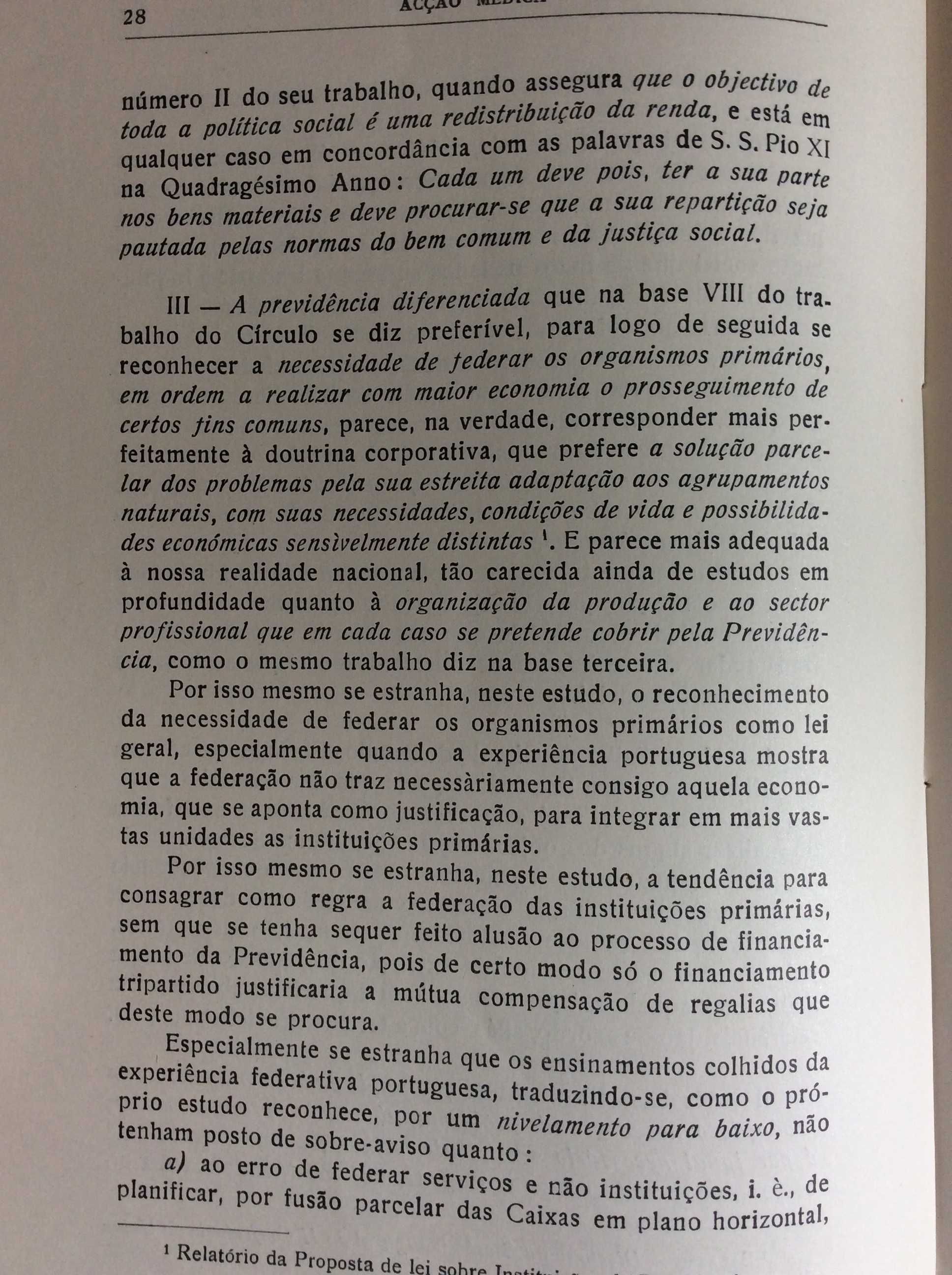 Acção Médica. Ano 1951. Ver sumário