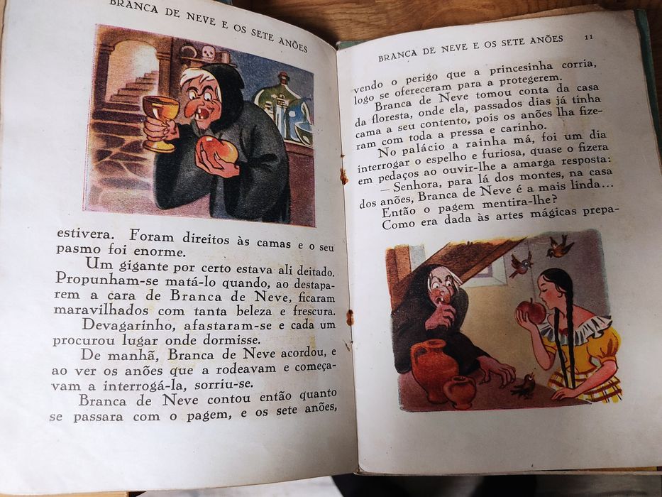 Livro Branca de Neve e os sete anões