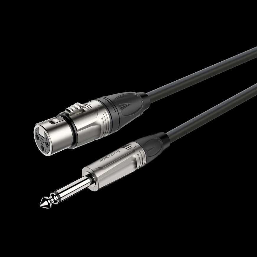 Kabel mikrofonowy XLR/duży jack Roxtone DMXJ210L15