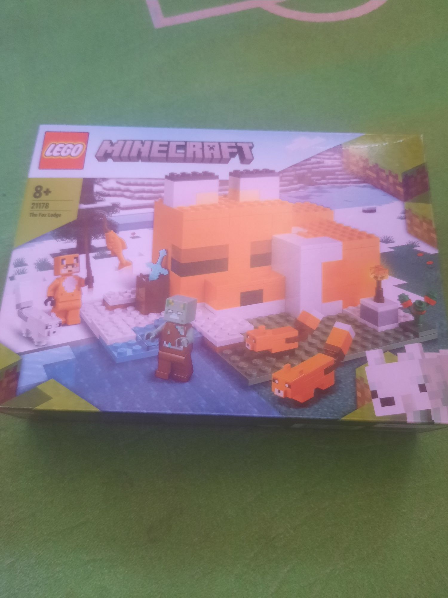 Lego Minecraft siedlisko lisów