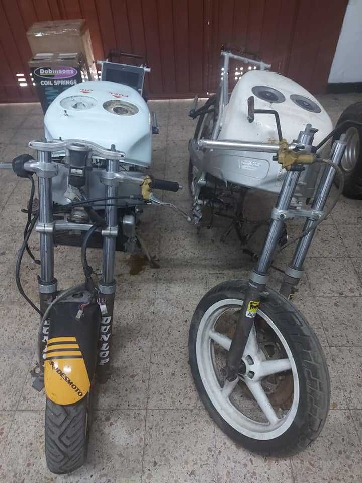 Lote de 4 motas Gilera SP01 e Gilera MX1