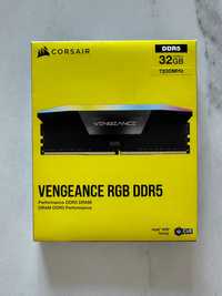 Pamięć RAM Corsair Vengeance RGB DDR5 16GBx2 (32GB) 7200MHz