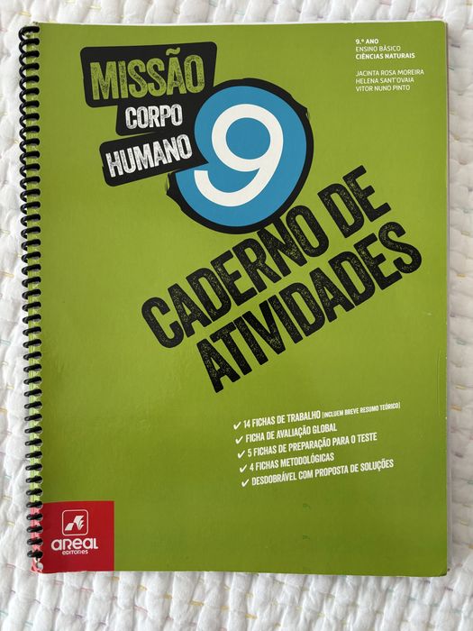 Cadernos de actividades do 7.o, 8.o e 9.o ano. Novos
