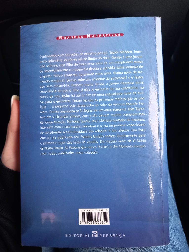 livro do nicholas sparks