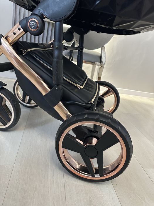 Wózek gondola spacerówka junama diamond miedziany stelaż