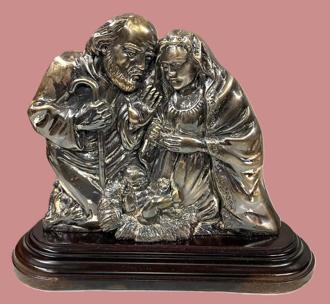 Natividade, presepio em prata fina com certificado