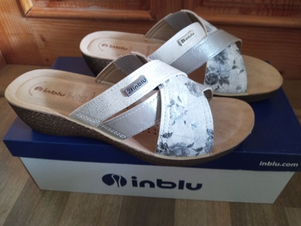 Nowe klapki damskie inblu rozmiar 40