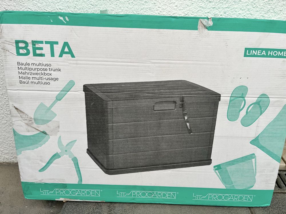 Bau multiuso NOVO/ arrumacao para interior e exterior 170 Litros