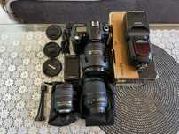 Aparat Lustrzany Nikon D90/3XObiektyw/Grip/Lampa/Duzy Zestaw/Wys!