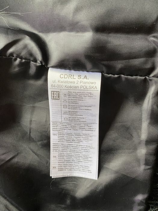 Piękna kamizelka z futerkiem Coccodrillo rozm. 110