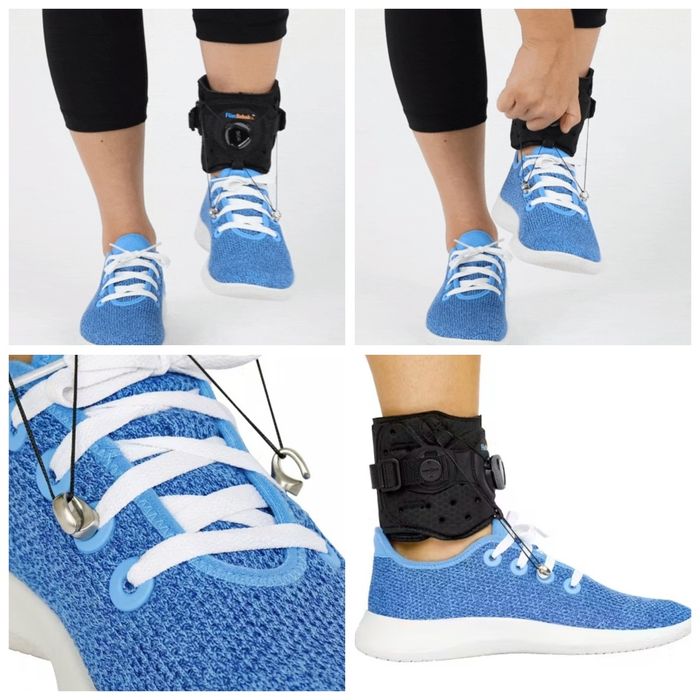 Фиксатор для свисающей стопы, ортез для свисающей стопы ног