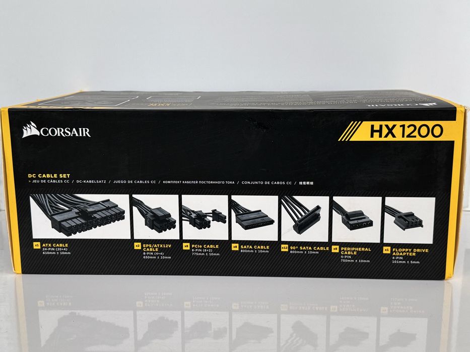 Новий Блок живлення для ПК Corsair HX1200 ATX  (CP-9020140-EU) 1200 Вт