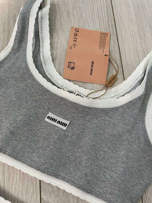 Komplet top szorty miu miu