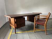 Duże duńskie tekowe biurko Arne Vodder, Sibast,60s,mid-century modern