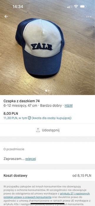 Czapka z daszkiem