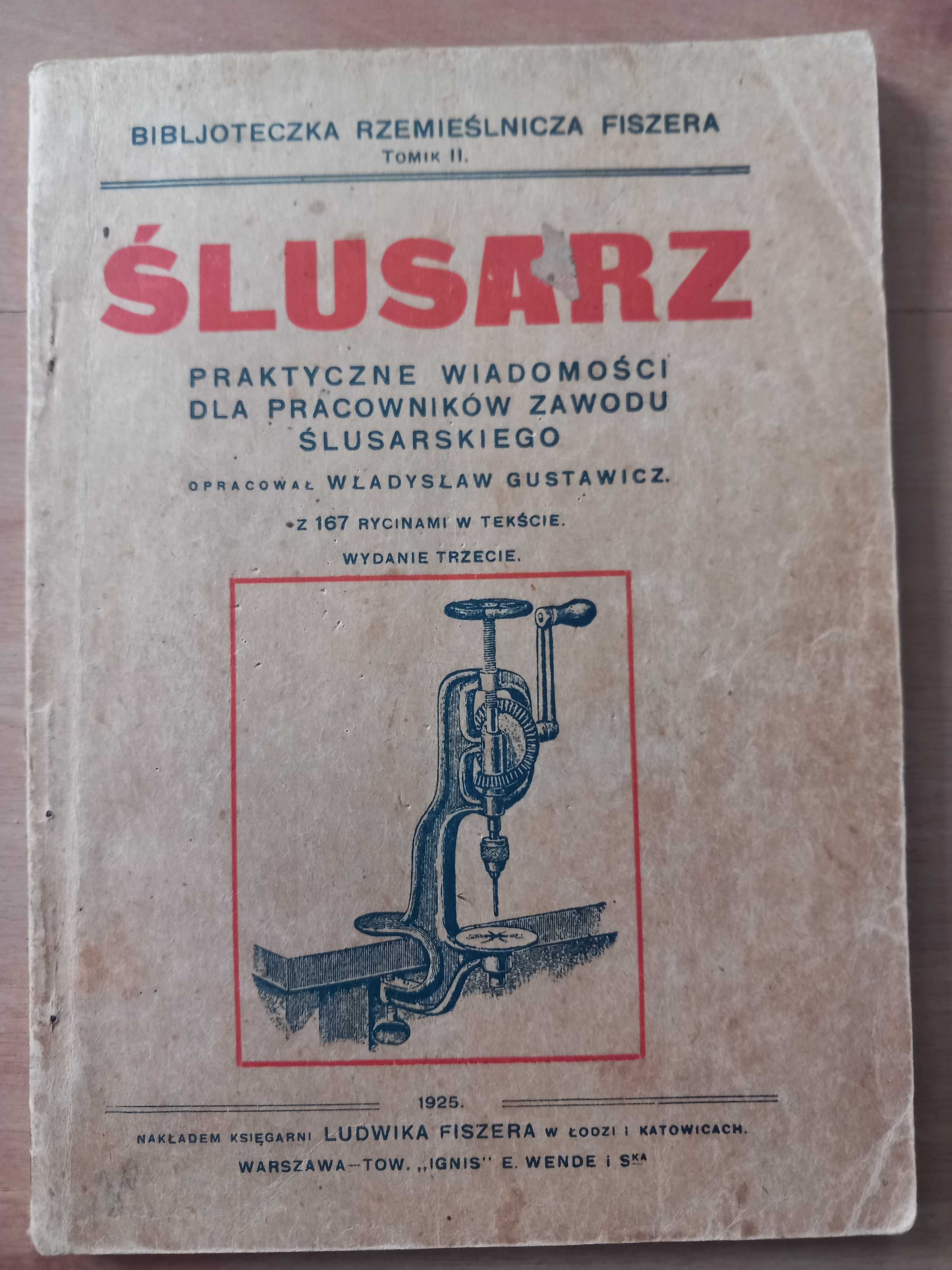 Bibljoteka rzemieślnicza Fiszera Kowal Ślusarz