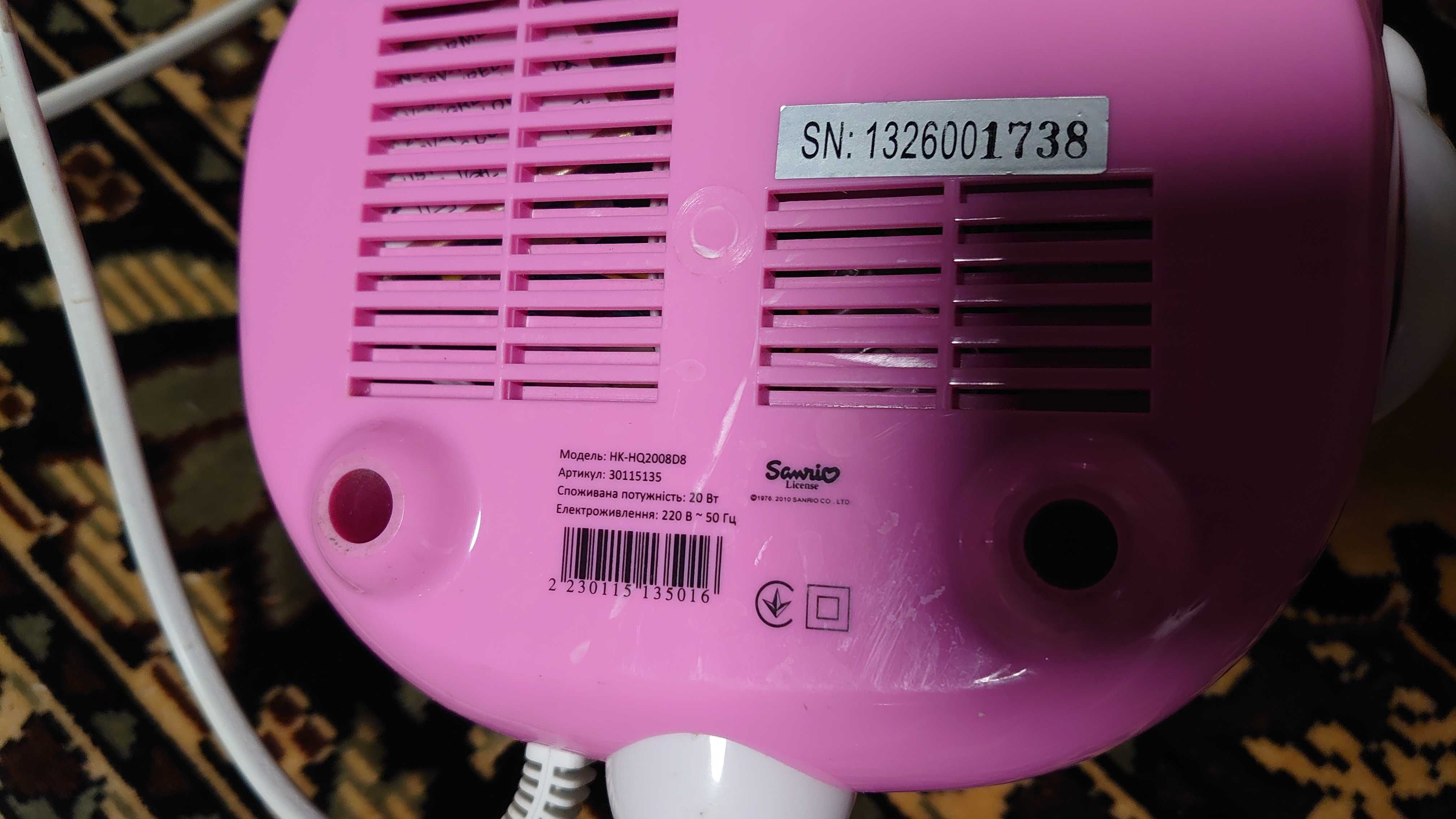 Увлажнитель воздуха Hello Kitty HK-HQ2008D8