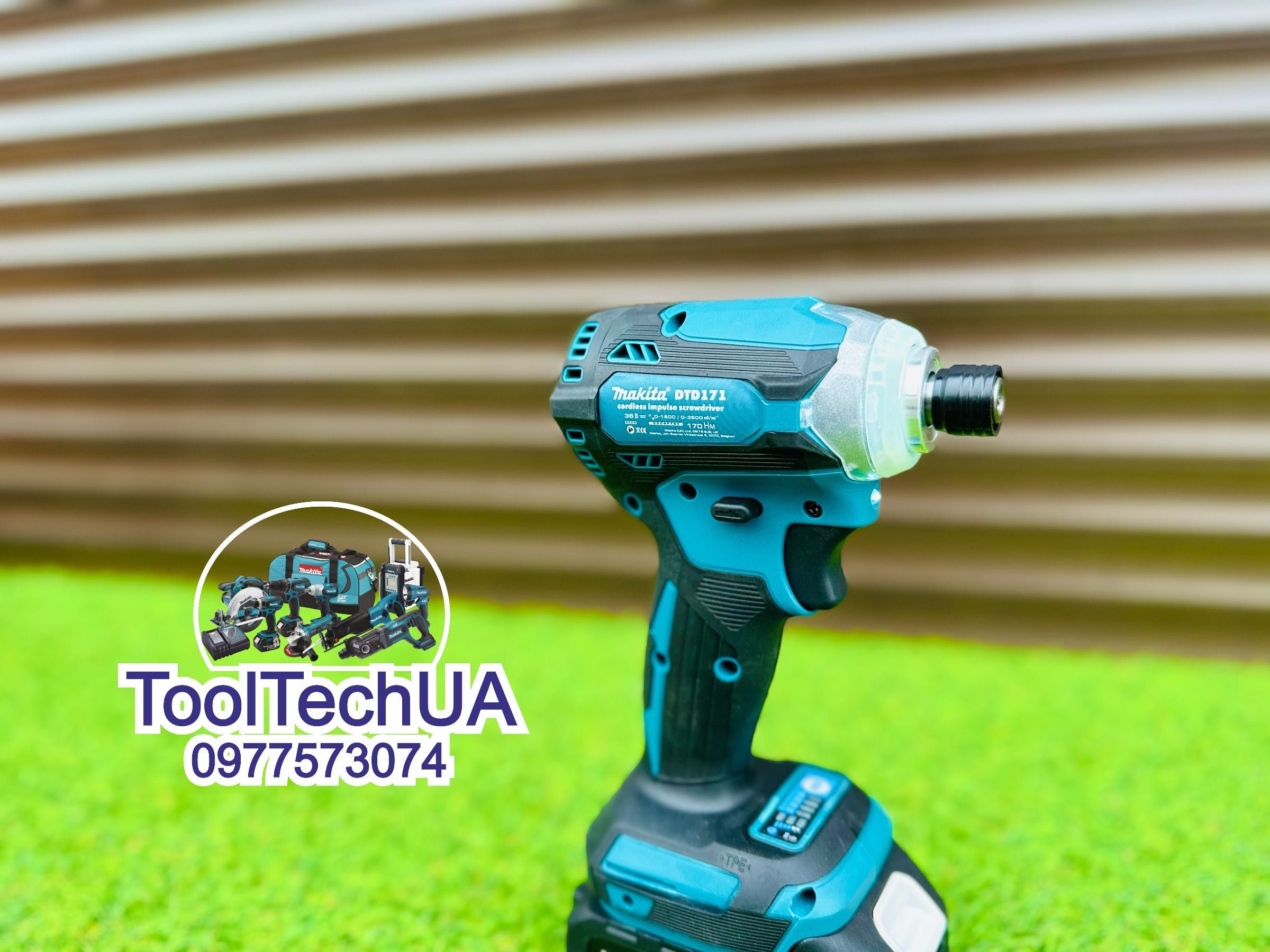 Акумуляторний Імпакт потужний Винтоверт Makita DTD171 170Nm 36V/8Ah