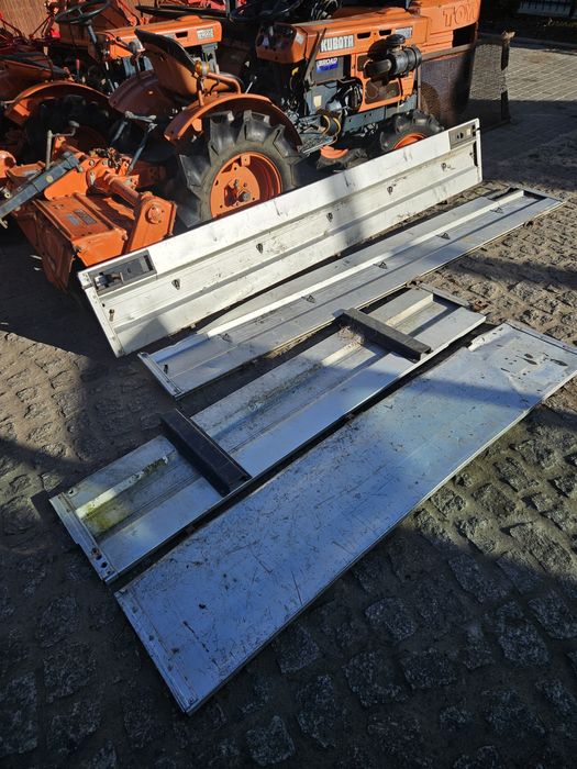 Burty aluminiowe 2x275cm 2x193cm skrzynia kiper